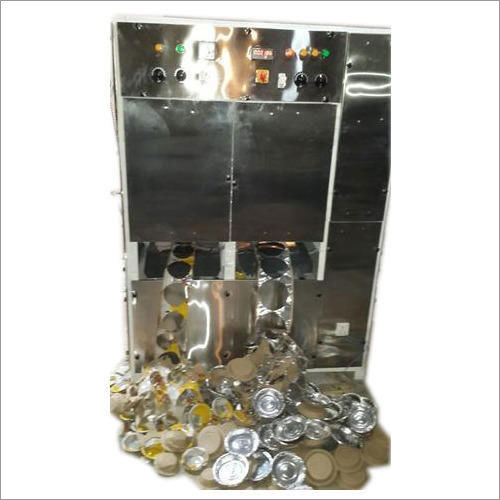 Double Die Disposable Paper Plate Making Machine