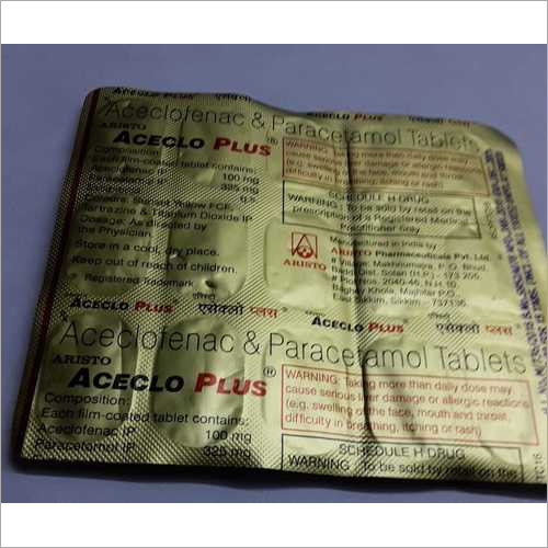 Aceclofenac Paracetamol Tablets General Medicines