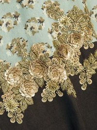 Custom Embroidery Sequin Fabric