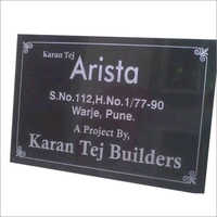 Marble Engraved Name Plate