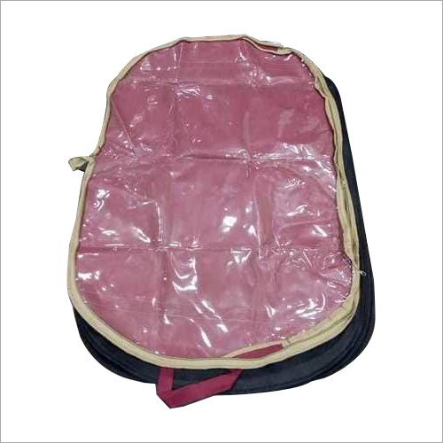 Suit cover round zipper back side transparent