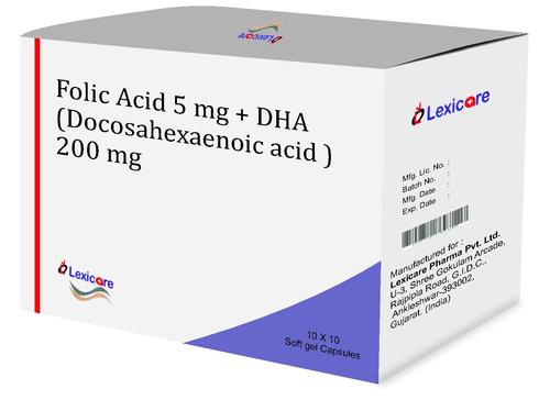 Folic Acid + Dha Softgel Capsules Efficacy: Promote Nutrition