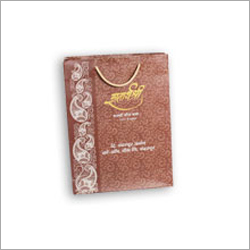 Designer Paper Carry Bag - Cotton Rope, Variable Dimensions, Brown Color | Attractive Design, Eco-Friendly, Customizable Options, Durable Material