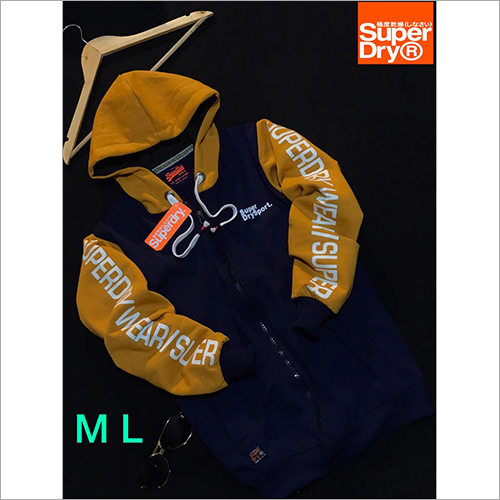 Superdry - Cotton Long Sleeve Shirt, M-XXL | Yellow and Blue Printed, Breathable, Washable, No Fade, Suitable for All Seasons