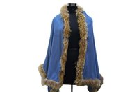 Blue Fur Scarves