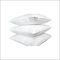 White Cotton Pillow - Cotton Material, 18x18 Inches, White Color | Elegant Design, Fade Resistant, Alluring Pattern, Foam Filling