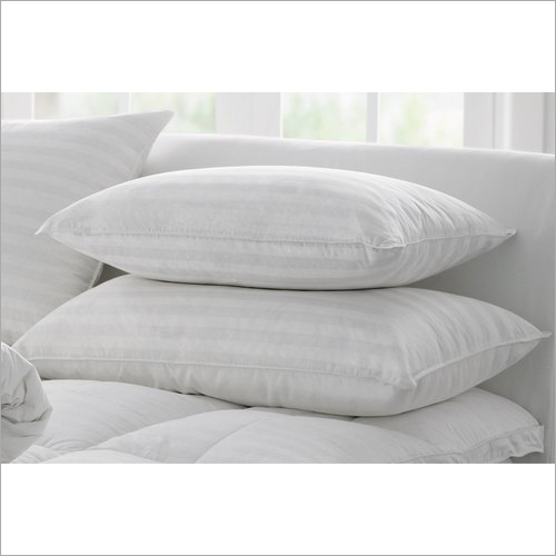 Polo Pillow - Cotton Foam Filling, White Color, Plain Dyed Cover | Easy Wash, Quick Dry, Tear Resistant, Elegant Design, Smooth Texture