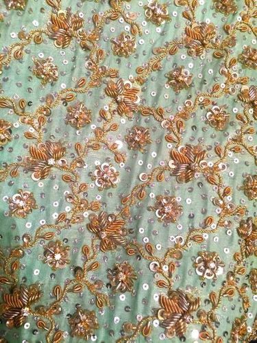 Aari Hand Work Embroidery Service / Aari Work Fabric