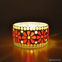 Festival Party Diwali Christmas New Year Candle Holder - Material: Glass