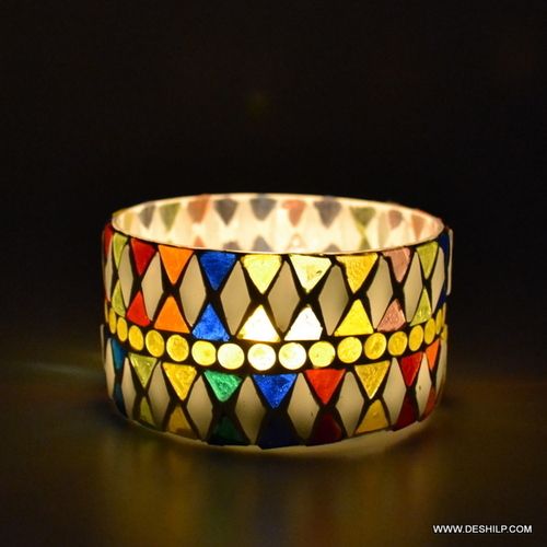 BEAUTIFUL DESIGN GLASS T LIGHT CANDLE VOTIVE