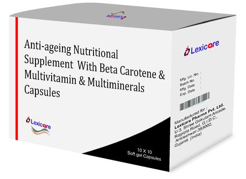 Anti-Ageing Nutritional Supplements Softgel Capsules Efficacy: Promote Healthy & Growth