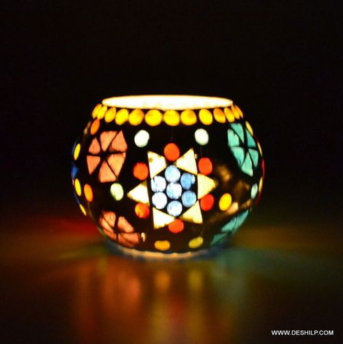 Glass Candle Holders Holder Festival Lamp Lantern Decor Home