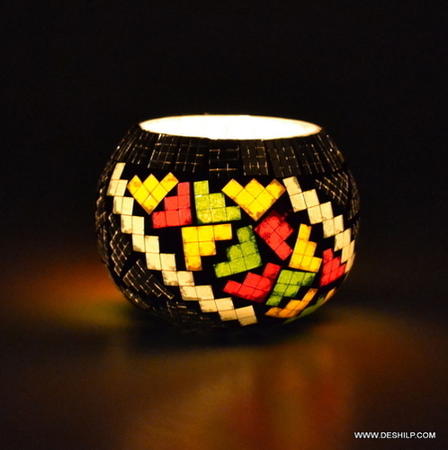 Glass Candle Holders Festival Lamp Lantern Decor Home Multi-scent Votive