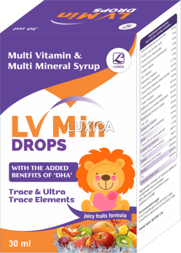 Multi Vitamin & Multi Mineral Drops With Dha