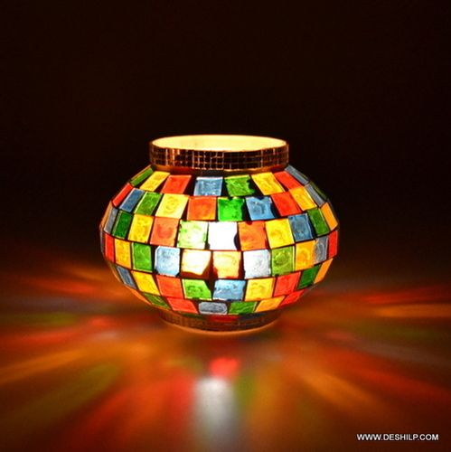 Multi Color Designer Candle Votive Design