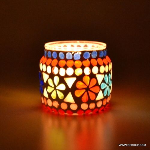 Multi Color Candle Holder Room Decor