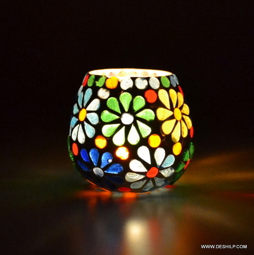 Home Enchanted Glass Cup Candle Holder
