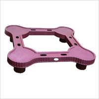 Plastic Fridge Stand - Rigid Thermoplastic Polymer, 100 Cm Length, Red Color | Lightweight, High Impact Resistance, Superior Stability