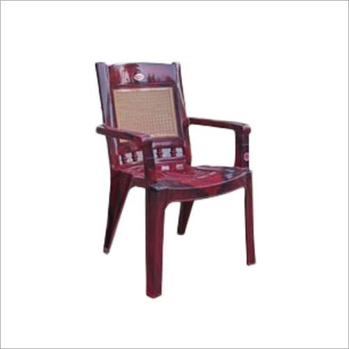 Brown Medium Back Plastic Chair