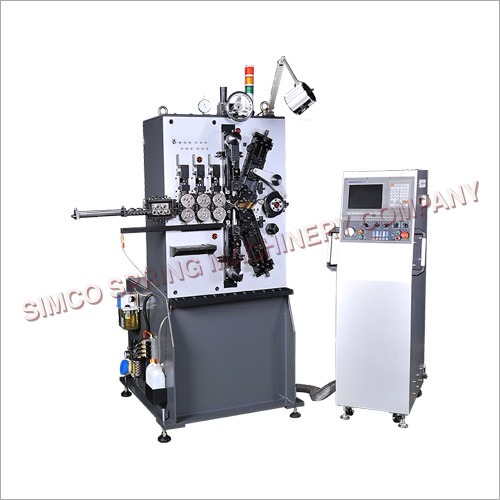 CNC Spring Coiler - 0.8-3.0mm Wire Diameter, 5 Axes, 350 pcs/min Production Rate | High Precision, Electric Drive, Computerized Operation, Dual Winding Spindles
