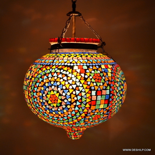 Decorative Mosaic Hanging Lamps