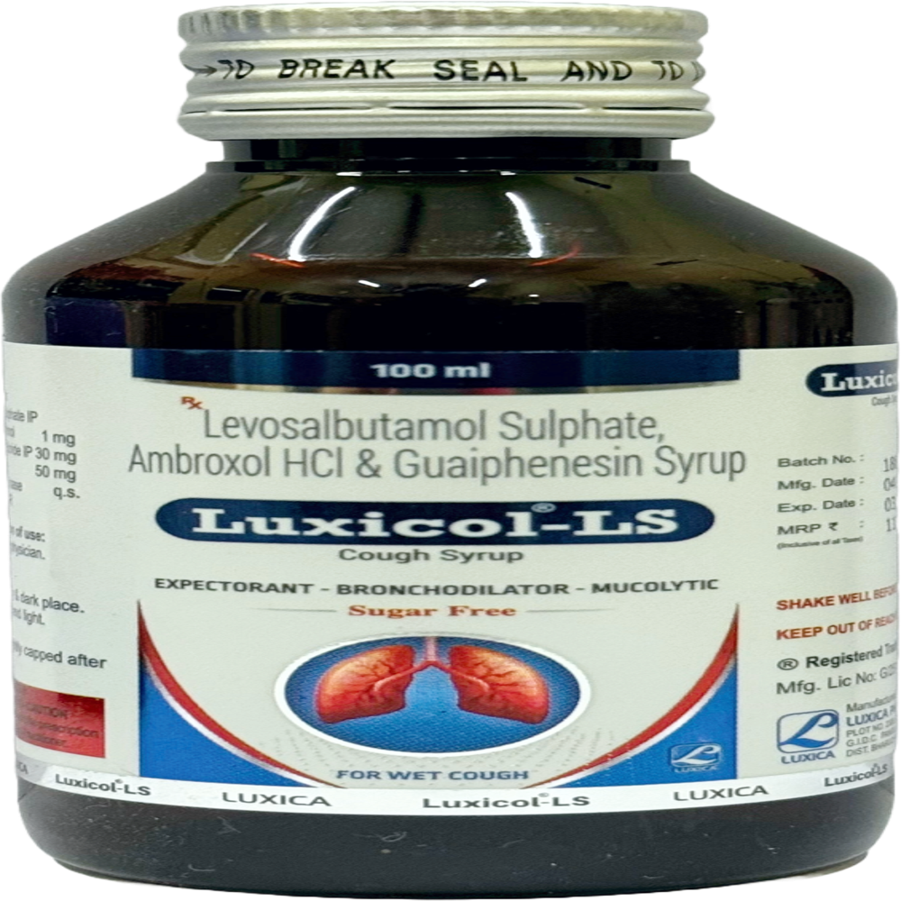 Levosalbutamol Ambroxol & Guaiphenesin Syrup
