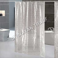 White Pvc Shower Curtain