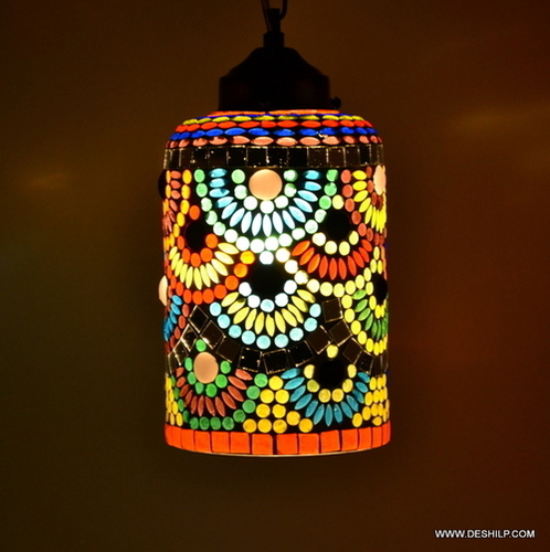 Artglow Handcrafted Glass Wall Accent - Color: Multicolor