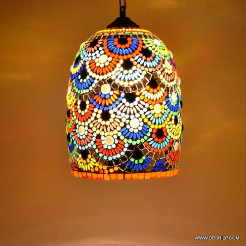 Pumpkinglow Artisanal Wall Lamp - Color: Multicolor