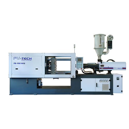 White & Green Ram Series Injection Molding Machine