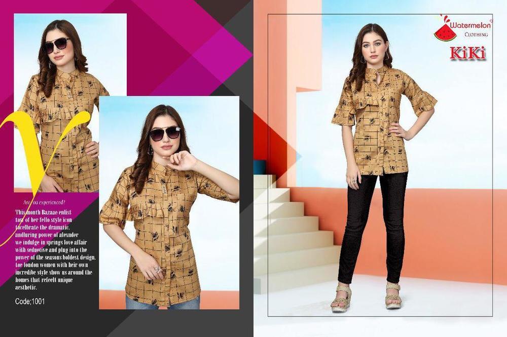 Short Cotton Printed Kurtis