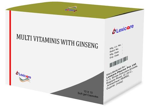 Multi Vitamins With Ginseng Capsules