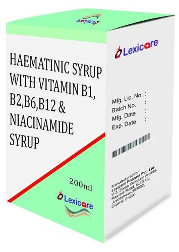 Haematinic And Vitamin B-Complex And Niacinamide Syurp Dosage Form: Liquid