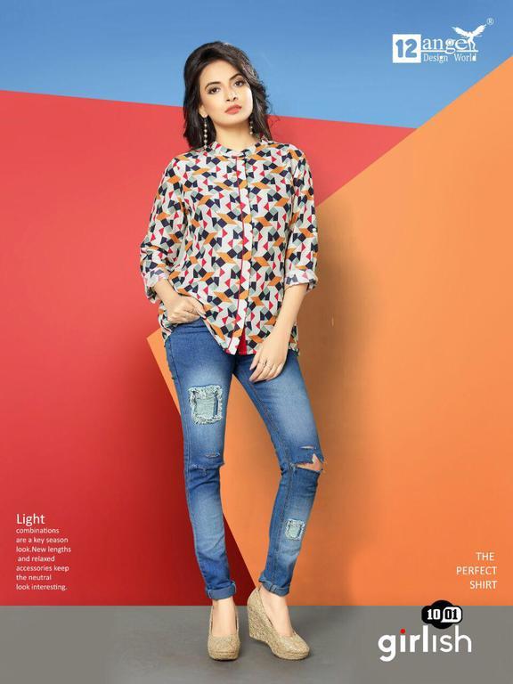 Stylish Short Kurtis Decoration Material: Cloths