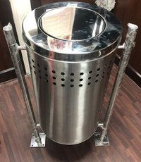 steel dustbin with stand