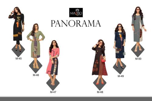6 Colors Designer Kurtis