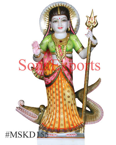 White Marble Khodiyar Statue