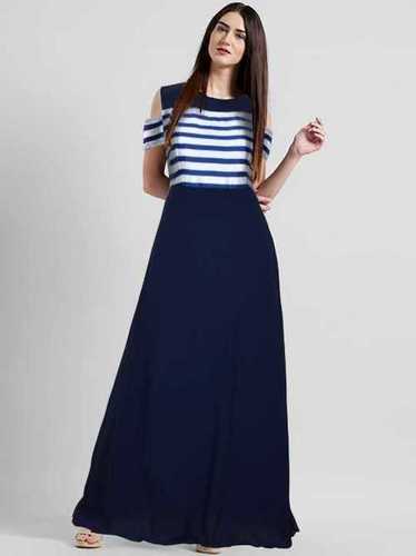 Blue Western Gown