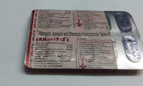 rifampicin isoniazid ethambutol hydrocloride tablets