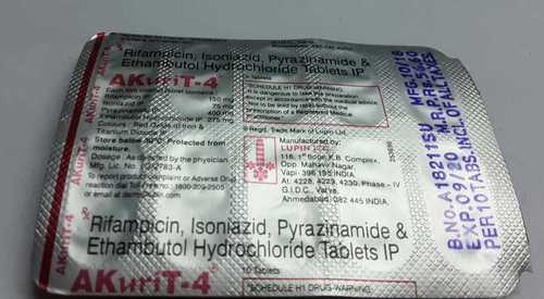 Rifampicin Isoniazid Pyrazinamid Ethambutol Hydrocloride Tablets General Medicines