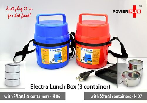 Blue Electric Lunch Box 3 Container