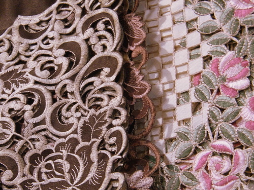 Cutwork Machine Embroidery / Cutwork Machine Embroidery Fabric By DEEARNA EXPORTS