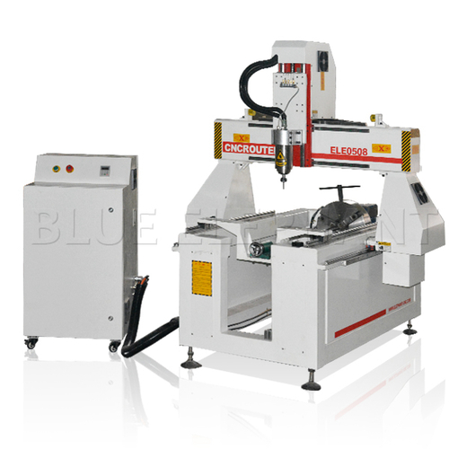 Vacuum Cleaning System China 0508 4 Axis Mini Cnc Router Engraving Machine Cutting Machine For Cheap Price Mini Woodworking Cnc Router