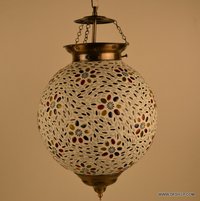 Glass Pendant Handmade Mosaic Glass Wall Lamp