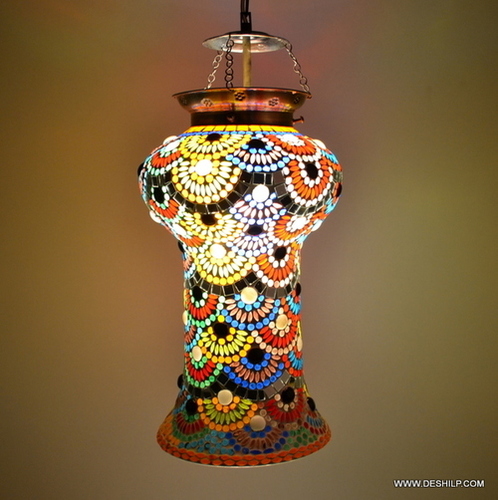 Design Fumed Glass Hanging Light Decorative Items Home Decor