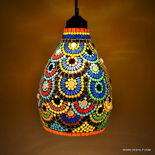Glass Decoration Hanging Lamp Diwali Festival