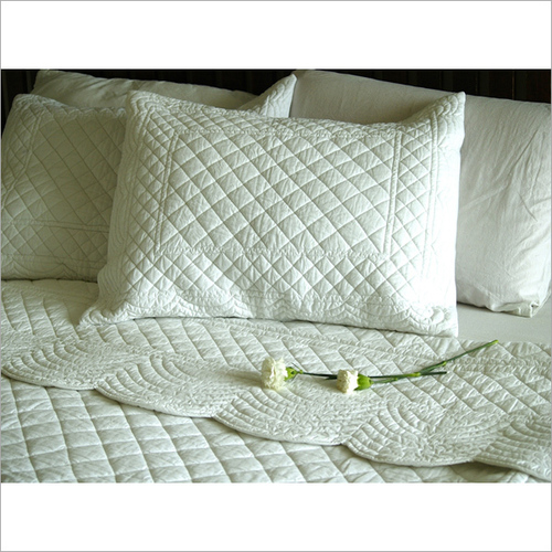 Decorative Cushion Cover - 100% Cotton, Rectangle Shape, White Color | Elegant Design with Alluring Pattern, Zip Closure for Easy Removal