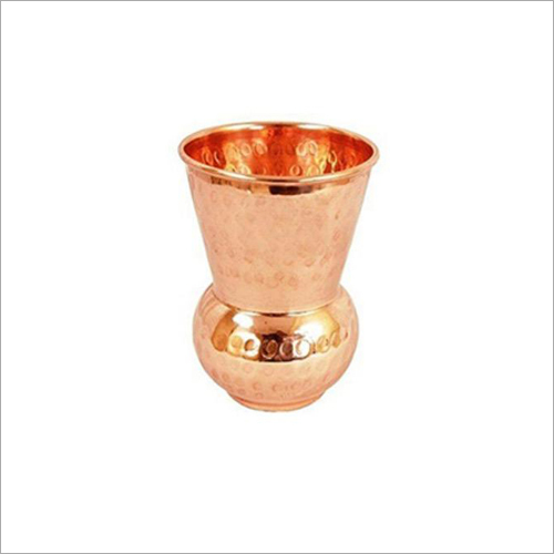 Copper Hammered Glass