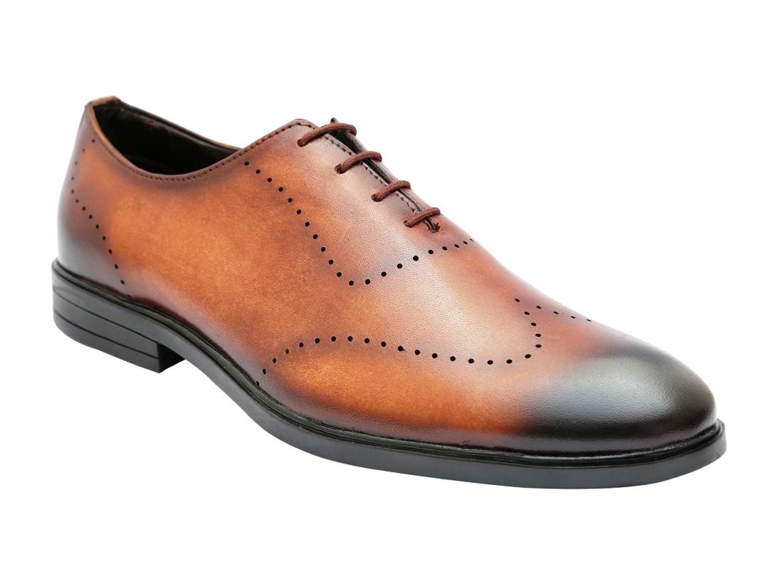 MEN`S HIGH FASHION LEATHER LACE-UP SHOES