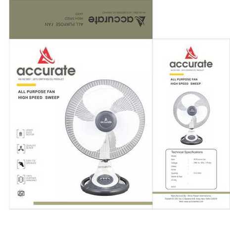 Plastic Table Fans